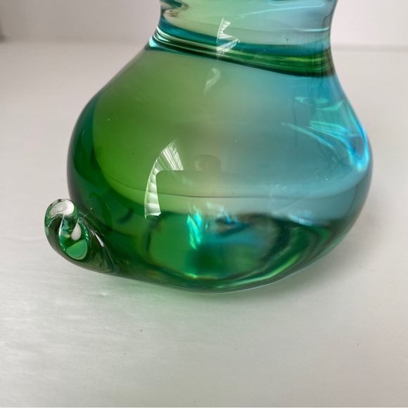 Chalet Canada Solid Glass Duck Green And Blue Color (Paperweight) - Picture 8 of 8